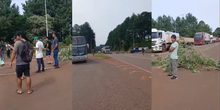 Crisis yerbatera en Misiones: productores vuelven a cortar la ruta 14
