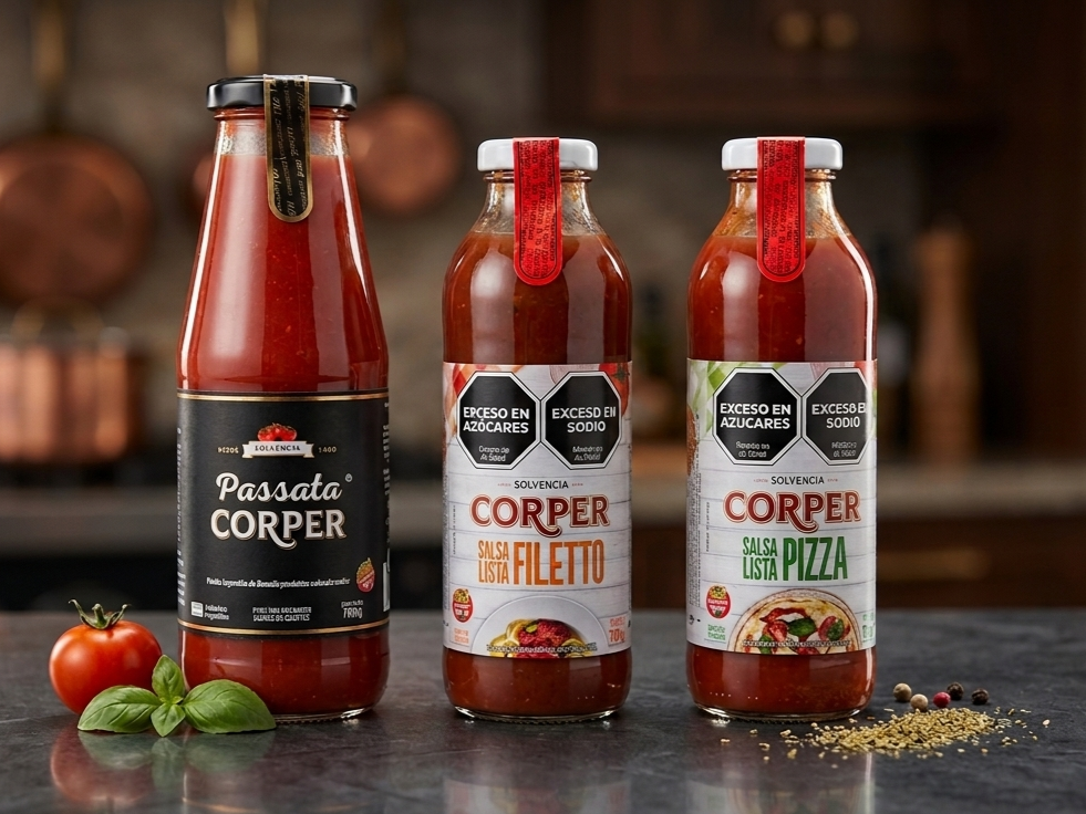 Algunos de los productos de su marca propia. CORPER