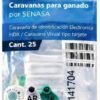 Caravanas electrónicas SENASA – Binomio HDX + visual (precio por unidad)